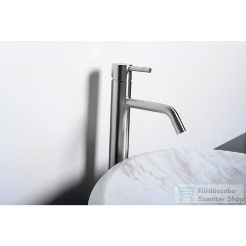 Sapho MINIMAL mosdócsaptelep, lefolyó nélkül inox MI202
