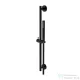 Omnires MICROPHONE rudas zuhanyszett, matt fekete MICROPHONE-SBL
