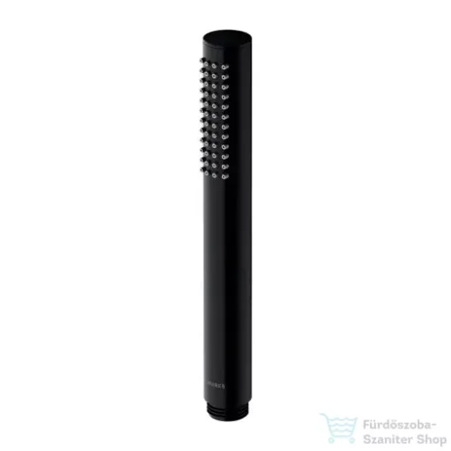 Omnires 1 funkciós, fém kézizuhany, selyemfényű fekete MICROPHONEX-RBL