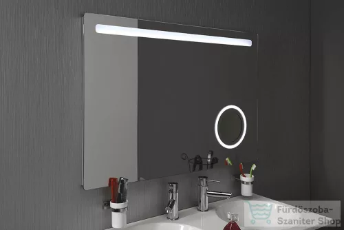 Sapho WEGA tükör beépített kozmetikai tükörrel LED világítással 100x70 MIRL4