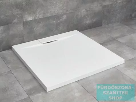 Radaway Giaros C 90x90 szögletes műmárvány zuhanytálca 5SL1 zuhanyszifonnal MKGC9090-03