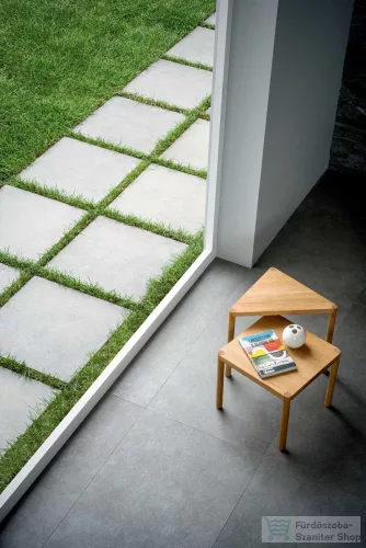 Marazzi Mystone Silverstone20 Antracite 60x60x2 cm-es padlólap MLD3