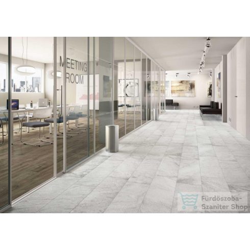 Marazzi Mystone Quarzite Ghiaccio Rett. 30x120 cm-es padlólap MLGN