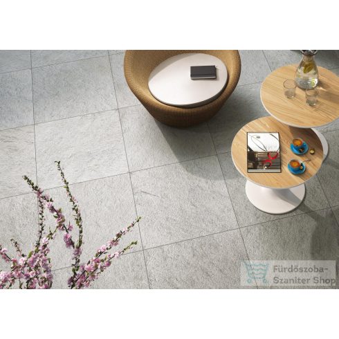 Marazzi Multiquartz20 Grey Strutt 60x60x2 cm-es strukturált padlólap MLJ0