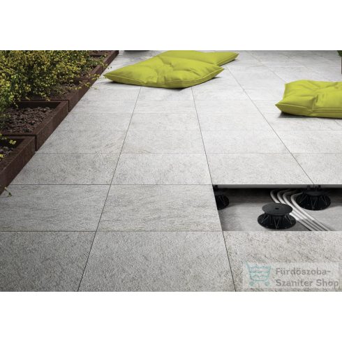 Marazzi Multiquartz20 Grey Strutt 60x60x2 cm-es strukturált padlólap MLJ0