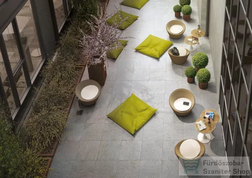 Marazzi Multiquartz20 Grey Strutt 60x60x2 cm-es strukturált padlólap MLJ0