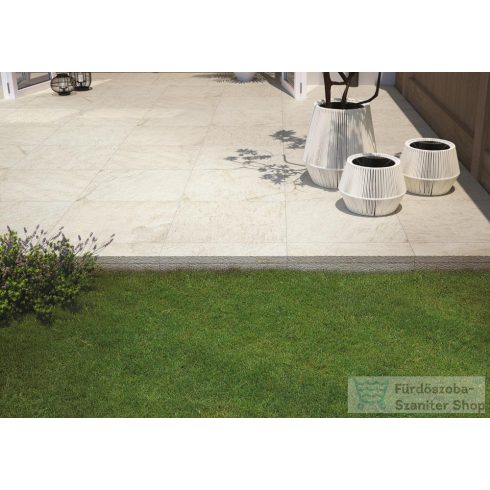 Marazzi Multiquartz20 White Strutt. 60x60x2 cm-es strukturált padlólap MLJ2