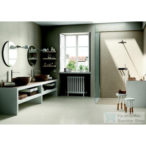 Marazzi Block White Lux Rett. 60x60 cm-es padlólap MLKM