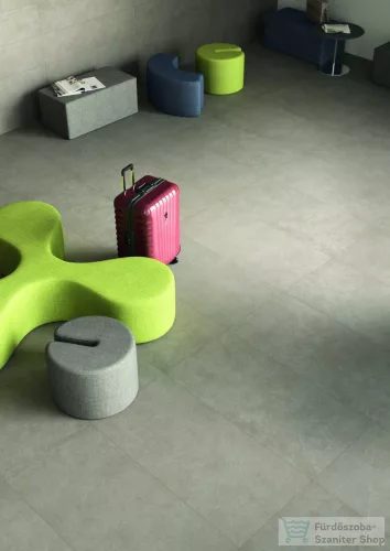 Marazzi Mystone Silverstone Grigio Rett.30x120 cm-es padlólap MLSK