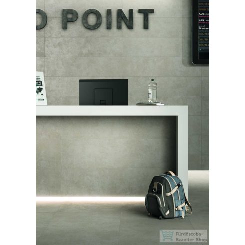 Marazzi Mystone Silverstone Grigio Rett.30x120 cm-es padlólap MLSK