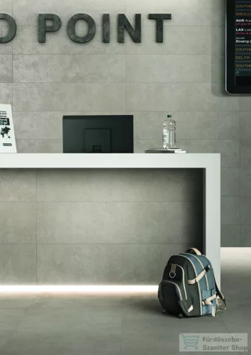 Marazzi Mystone Silverstone Grigio Rett.30x120 cm-es padlólap MLSK