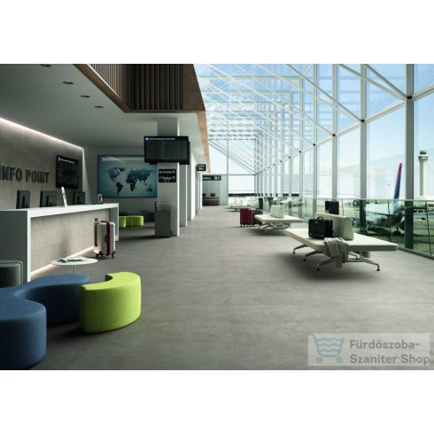 Marazzi Mystone Silverstone Grigio Rett.30x120 cm-es padlólap MLSK