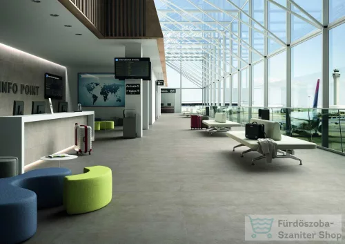 Marazzi Mystone Silverstone Grigio Rett.30x120 cm-es padlólap MLSK