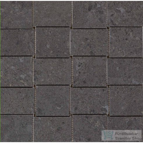 Marazzi Mystone Gris Fleury Nero Mosaico 30x30 cm-es padlólap MLWF