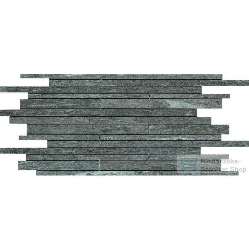 Marazzi Mystone Pietra di Vals Mosaico Str.Antracite 30x60 cm-es padlólap MLWT