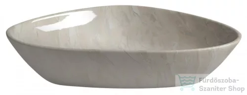 Sapho DALMA kerámiamosdó, 58,5x39x14cm, bézs márvány (MM227)