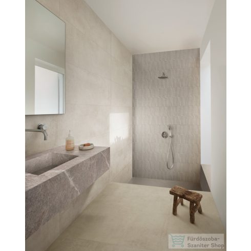 Marazzi Cementum Wall Struttura 3D Contact Nickel Rett.40x120 cm-es falicsempe,MM4V