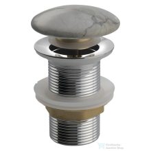   Sapho DALMA klik-klak lefolyó túlfolyó nélkül, 1'1/4, szürke márvány (MM713)