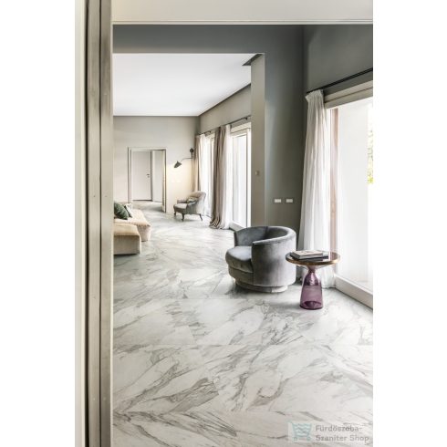 Marazzi Fabula Calacatta Rett.100x100 cm-es padlólap,MME0