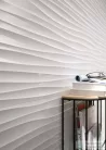Marazzi Essenziale Wave 3D Lucido 40x120 cm-es fali csempe MMFM