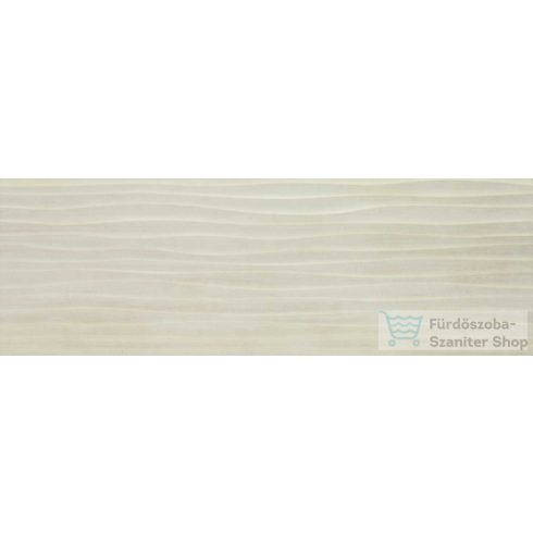 Marazzi Materika Beige Str. Wave 3D Rett. 40x120 cm-es fali csempe MMFW