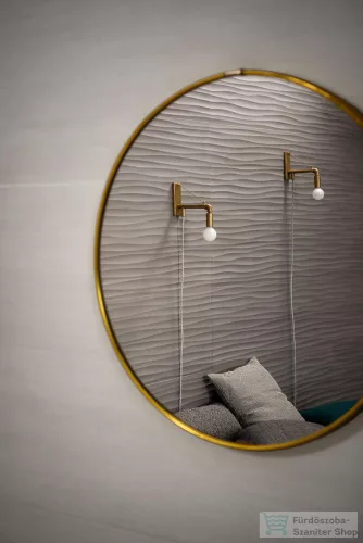 Marazzi Materika Antracite Str. Wave 3D Rett. 40x120 cm-es fali csempe MMFY