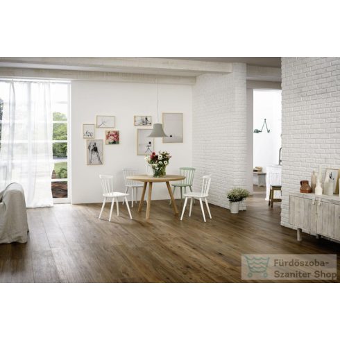 Marazzi Treverktrend Rovere Scuro Rett. 25x150 cm-es padlólap MMJ7