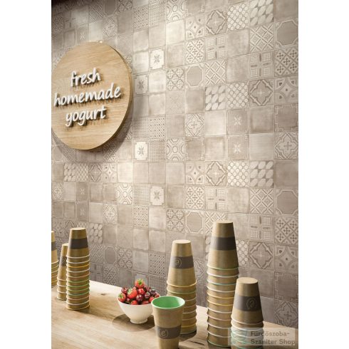 Marazzi Materika Decoro Beige Digitale 40x120 cm-es fali csempe MMJX