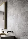 Marazzi Materika Decoro Grigio Digitale 40x120 cm-es fali csempe MMJY