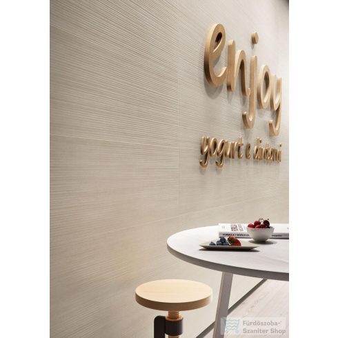 Marazzi Materika Beige Str. Spatula 3D Rett. 40x120 cm-es fali csempe MMN6