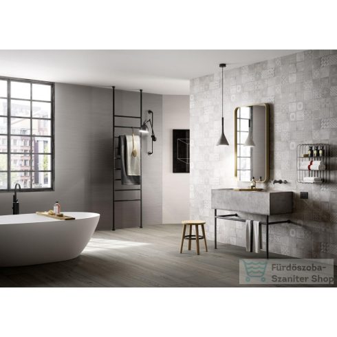 Marazzi Materika Antracite Str. Spatula 3D Rett. 40x120 cm-es fali csempe MMN9