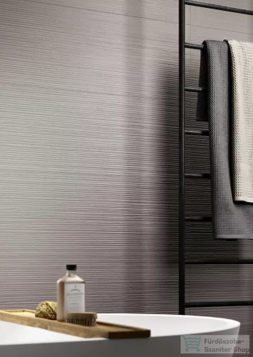Marazzi Materika Antracite Str. Spatula 3D Rett. 40x120 cm-es fali csempe MMN9