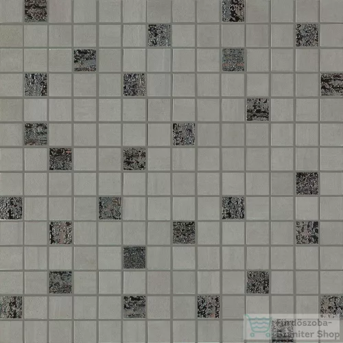 Marazzi Materika Fango Mosaico 40x40 cm-es fali dekor csempe MMQY