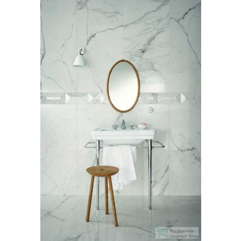 Marazzi Allmarble Statuario Listone 3D Lux 15x30 cm-es dekorcsempe MMR5