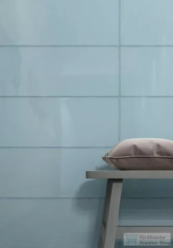 Marazzi Pottery Turquoise 25x76 fali csempe MMUX