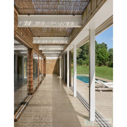 Marazzi Mystone Travertino20 Navona Strutturato Rett.60x120 cm-es padlólap,MN3U