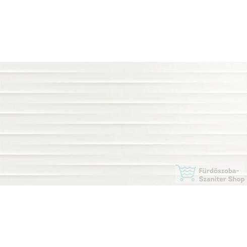 Marazzi Color Code Bianco Str Drape 3D Satinato 30x60 cm-es fali csempe MNJA