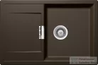 Schock Mono D-100 CRISTADUR® Bronze 765 x 510 mm, gránit kompozit konyhai mosogató, bronzbarna MOND100BRON