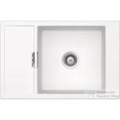   Schock Mono D-100XS CRISTADUR® Polaris 780 x 510 mm, gránit kompozit konyhai mosogató, hófehér MOND100XPOLA