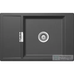   Schock Mono D-100XS CRISTADUR® Stone 780 x 510 mm, gránit kompozit konyhai mosogató, palaszürke MOND100XSTON