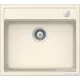 Schock Mono N-100 CRISTADUR® Magnolia 570 x 510 mm, gránit kompozit konyhai mosogató, krémfehér MONN100MAGNSA