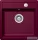 Schock Mono N-100S CRISTADUR® Berry 490 x 510 mm, gránit kompozit konyhai mosogató, bogyószín MONN100SBERRSA