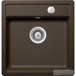   Schock Mono N-100S CRISTADUR® Bronze 490 x 510 mm, gránit kompozit konyhai mosogató, bronzbarna MONN100SBRONSA