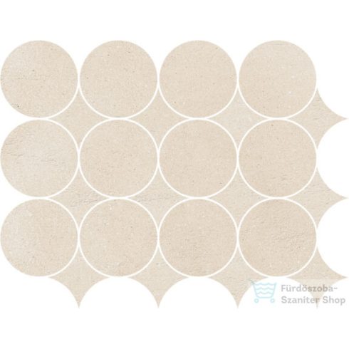 Marazzi Slow Pomice Mosaico Circolare 32,1x41,6 cm-es padlólap,MP2T
