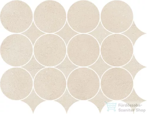 Marazzi Slow Pomice Mosaico Circolare 32,1x41,6 cm-es padlólap,MP2T