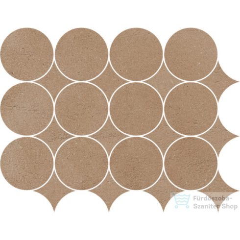 Marazzi Slow Coccio Mosaico Circolare 32,1x41,6 cm-es padlólap,MP2V