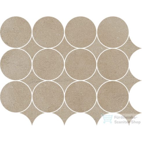 Marazzi Slow Sabbia Mosaico Circolare 32,1x41,6 cm-es padlólap,MP2X