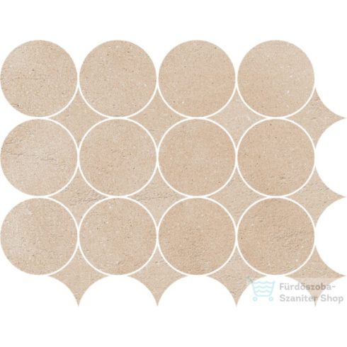 Marazzi Slow Calce Mosaico Circolare 32,1x41,6 cm-es padlólap,MP2Y