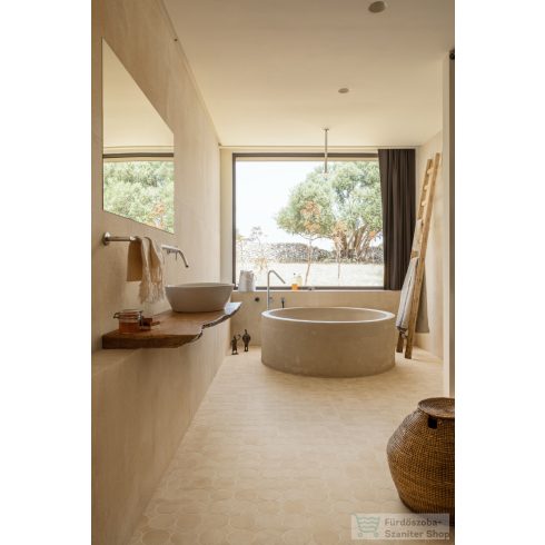 Marazzi Slow Calce Mosaico Circolare 32,1x41,6 cm-es padlólap,MP2Y