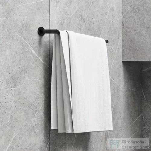 Omnires MODERN PROJEKT 60 cm-es törölközőtartó, matt fekete MP60216BL